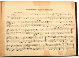 Mendelssohn: Zongoradarabok + Schubert: Indulók, könyvbe kötve, széteső állapotban