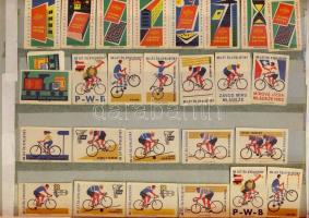 500 darabos csehszlovák és cseh gyufacímke gyűjtemény