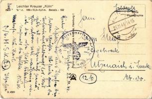 1944 Leichter Kreuzer "Köln" / WWII Wehrmacht (armed forces of Nazi Germany), Kriegsmarine...