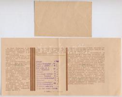 DN "Negyedik Békekölcsön" 200Ft névértékű kitöltött jegyzésigazolás + 1db kitöltetlen elis...