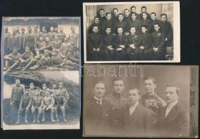 Vegyes katonai fotó tétel az I. és II. világháborúból, 15 db, vegyes méretben