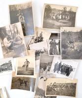 cca 1940-1945 164 db világháborús, katonákat ábrázoló fotó klf méretben