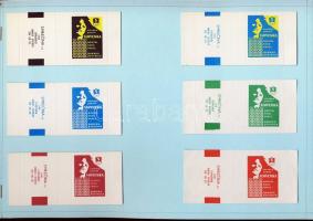 528 darabos cseh és lengyel gyufacímke gyűjtemény 3 mappában