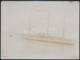 1929 Alexandria Szerb-Horvát hadihajó fotója 12x9 cm