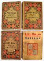 1930-1939 Pesti Hírlap nagy naptára és naptára (1939). Szakadt papírborítóban, részben intézményi bélyegzőkkel.