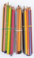 Vegyes színes ceruza tétel (Herlitz, Faber Castell, stb.), 36 db