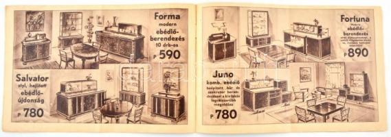 1937 Eichel Miksa és Fiai lakberendezők Boldog otthon árjegyzéke, Bp. Tolnai-ny. Papírkötés, szakado...