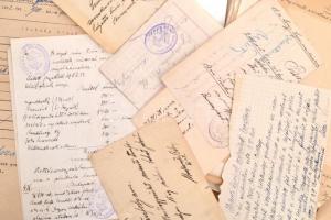 cca. 1920-40 18. sz. Lóczy Lajos és más cserkész csapat iratai, többek közt cserkész fúvós és vonós ...