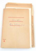 cca. 1920-40 18. sz. Lóczy Lajos és más cserkész csapat iratai, többek közt cserkész fúvós és vonós ...