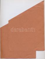 DN 5db-os használatlan rolnizó papír tétel; "50 db 2 filléres = 1 pengő", "50db 10 fi...