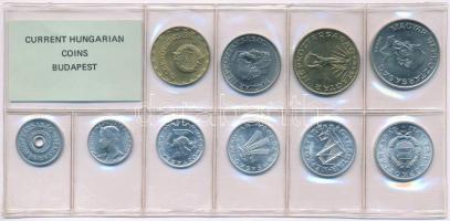 1989. 2f-20Ft (10xklf) érmés forgalmi sor fóliatokban T:1 Adamo FO22