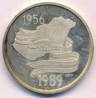 Kósa István (1953-) 1989. "Kádár János" Ag emlékérem (31,05g/0.925/38mm) T:1 (eredetileg P...