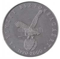 2000. "A Nemzet Biztonságáért / Mathias Corvinus Rex Hungariae" jelzett Ag emlékérem, ered...