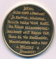1996. "Magyarország halma - Millenium 1896 - A Honfoglalás emlékére 1996" aranyozott Br em...