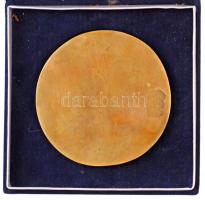 Rigasz Hondromatidisz (1942-1996) DN "Veres Péter 1897-1970" aranyozott Br emlékérem díszd...