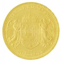 1905KB 20K Au "Ferenc József" Körmöcbánya (6,80g/0.900) T:1- kis ph. / Hungary 1905KB 20 K...