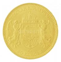 1896KB 20K Au "Ferenc József" Körmöcbánya (6,80g/0.900) T:1- kis ph. / Hungary 1896KB 20 K...