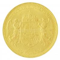 1898KB 20K Au "Ferenc József" Körmöcbánya (6,81g/0.900) T:1- / Hungary 1898KB 20 Korona Au...