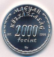 1998. 2000Ft Ag "Eötvös Lóránd" kapszulában, tanúsítvánnyal T:BU 
Adamo EM156