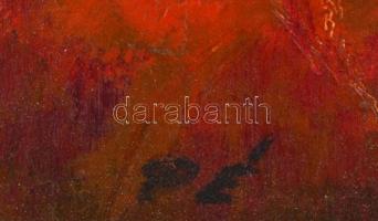 PÉ jelzéssel: Ünnepvárás, olaj, farost, hátoldalán is jelzett és datált (Papp ME, Ünnepvárás, 2006, ...