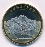 Svájc 2005B 10Fr Jungfrau T:1 ujjlenyomat Switzerland 2005B 10 Francs Jungfrau C:UNC fingerprint Krause KM#111
