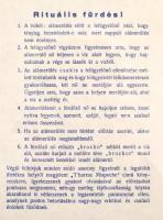 cca 1940 Női zsidó rituális fürdő mikve, felelös kiadó Weltz Izráel rabbi, Gewürcz Ferdinánd ny., üv...