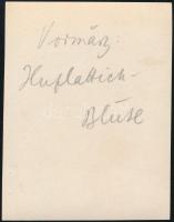 cca 1932 Kinszki Imre (1901-1945) budapesti fotóművész hagyatékából, jelzés nélküli vintage fotó, a ...