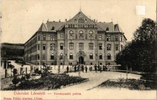1906 Lőcse, Levoca; Törvényszéki palota. Braun Fülöp kiadása / court (r)