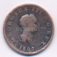 Nagy-Britannia 1807. 1p Cu III. György T:3 Great Britain 1807. 1 Penny Cu George III C:F Krause KM#663