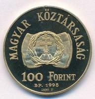 1998. 100Ft Cu-Ni-Zn "1848-49-es szabadságharc" kapszulában T:PP Adamo EM150