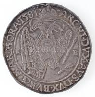 1581K-B Tallér Ag "Rudolf" (28,52g) T:2 kis rep. / Hungary 1581K-B Thaler Ag "Rudolf&...