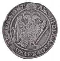 1587K-B Tallér Ag "Rudolf" Körmöcbánya (28,37g) T:2- ph. / Hungary 1587K-B Thaler Ag "...