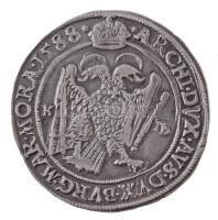 1588K-B Tallér Ag "Rudolf" Körmöcbánya (28,27g) T:2- / Hungary 1588K-B Thaler Ag "Rud...