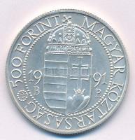 1991. 500Ft Ag "II. János Pál pápa látogatása" kapszulában T:BU Adamo EM120