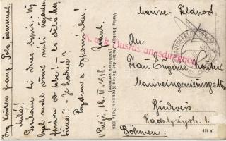 1918 Pola, Pula; Osztrák-magyar haditengerészet F33 hidroplánja a tengerben / K.u.K. Kriegsmarine Wa...