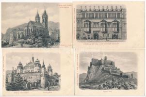 16 db RÉGI használatlan történelmi magyar képeslap jó minőségben. Myskovszki Viktor kiadása / 16 pre...