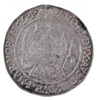 1594K-B Tallér Ag "Rudolf" (28,29g) Körmöcbánya T:2,2- / Hungary 1594K-B Thaler Ag "R...