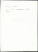 cca 1983 Lekli Szabolcs budapesti fotóművész feliratozott vintage fotóművészeti alkotása (Szabadon),...