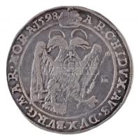 1598.Tallér Ag "Rudolf" (28,61g) Körmöcbánya(?) variáns, verdejel csak a sas jobb oldalán ...