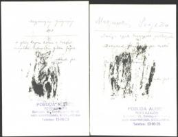 cca 1928 Pobuda Alfréd (1876-1942) budapesti fotóriporter hagyatékából pecséttel jelzett 9 db vintag...