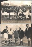 cca 1928 Pobuda Alfréd (1876-1942) budapesti fotóriporter hagyatékából pecséttel jelzett 9 db vintag...