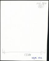 1996 Major Ákos vintage fotóművészeti alkotása (Halas, kagylós csendélet), 18,8x15 cm