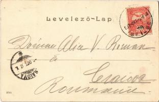 1907 Budapest IX. Csepel rakodópart a Ferenc József híddal, piac