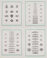 1927 Kozma Lajos (1884-1948) tipográfiai díszítmények. Készültek Kner Izidor Könyvnyomdája részére. ...