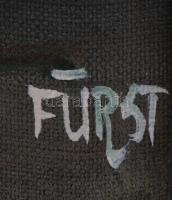 Fürst József (1947-): Erdei patak. Olaj, vászon, jelzett, hátoldalán Intakt-Art Átrium Galéria címké...