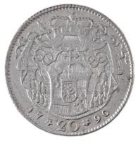 Osztrák Államok / Salzburg 1790M 20kr Ag "Hieronymus" (6,53g) T:2,2-
Austrian States / Sa...