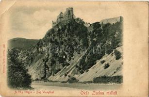 Óváralja, Nezbudská Lúcka, Óvár, Stary Hrad; vár a Vágvölgyben, Zsolna mellett. Gansel Lipót 189. / Das Waagtal / castle ruins in Povazie, near Zilina (EK)