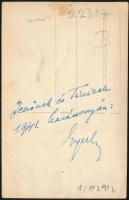 cca 1941 Lelkész portréja, kitüntetésekkel, (német háborús elismerések, nemzetvédelmi kereszt), a há...