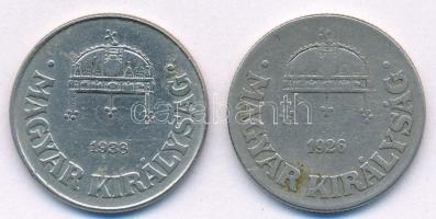 1926-1938. 50f Cu-Ni (2x) T:1-,2