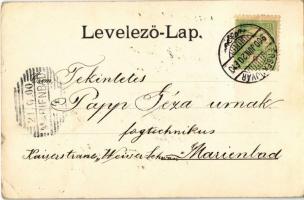 1900 Érsekújvár, Nové Zámky; Kossuth Lajos tér, templom. Conlegner J. és Fia kiadása / square, churc...